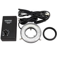 Lámpara Anular Para Microscopio Amscope Led-64 64 Led Con Adaptador