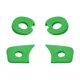 thumbnail image 5 of Kit de protectores de orejas y piezas nasales Eye Opening Stuff verde para Oakley Juliet, 5 of 5