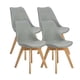 thumbnail image 1 of 4und Silla de comedor Tulip Acolchada - Gris, 1 of 5