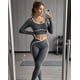 thumbnail image 2 of Conjunto Fitness Mujer Pretina en V Doble Push Up Calidad, 2 of 7