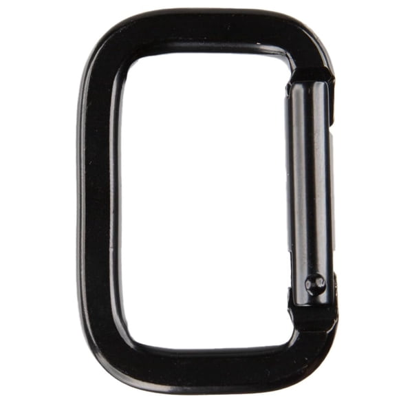 Mosquetón Craft County 39 mm negro (paquete de 5)