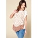 thumbnail image 4 of Camiseta Ccwholesalesclothings Holgada Estampada Con Borde Floral Ditsy Blanco Roto, 4 of 5