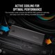 thumbnail image 3 of Unidad de almacenamiento Corsair MP700 PRO 4TB PCIe Gen5 SSD, 3 of 9
