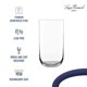 thumbnail image 3 of Vasos para Beber Luigi Bormioli Sublime 4x590 ml Sin Plomo, 3 of 9
