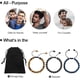 thumbnail image 2 of Pulseras de piedra natural para hombres, regalos: pulsera de ojo de tigre con cuentas de 8 mm, pulsera de roca de lava, pulseras para aliviar el estrés, joyería para hombres, regalos para papá, abuelo, 2 of 7