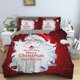thumbnail image 2 of Christmas bedding set3D printed Santa Claus duvet cover set King Queen single double size kids bedding set no bed eet-, 2 of 5