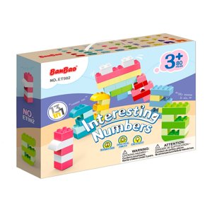 Bloques Números Interesantes 80 Piezas Banbao