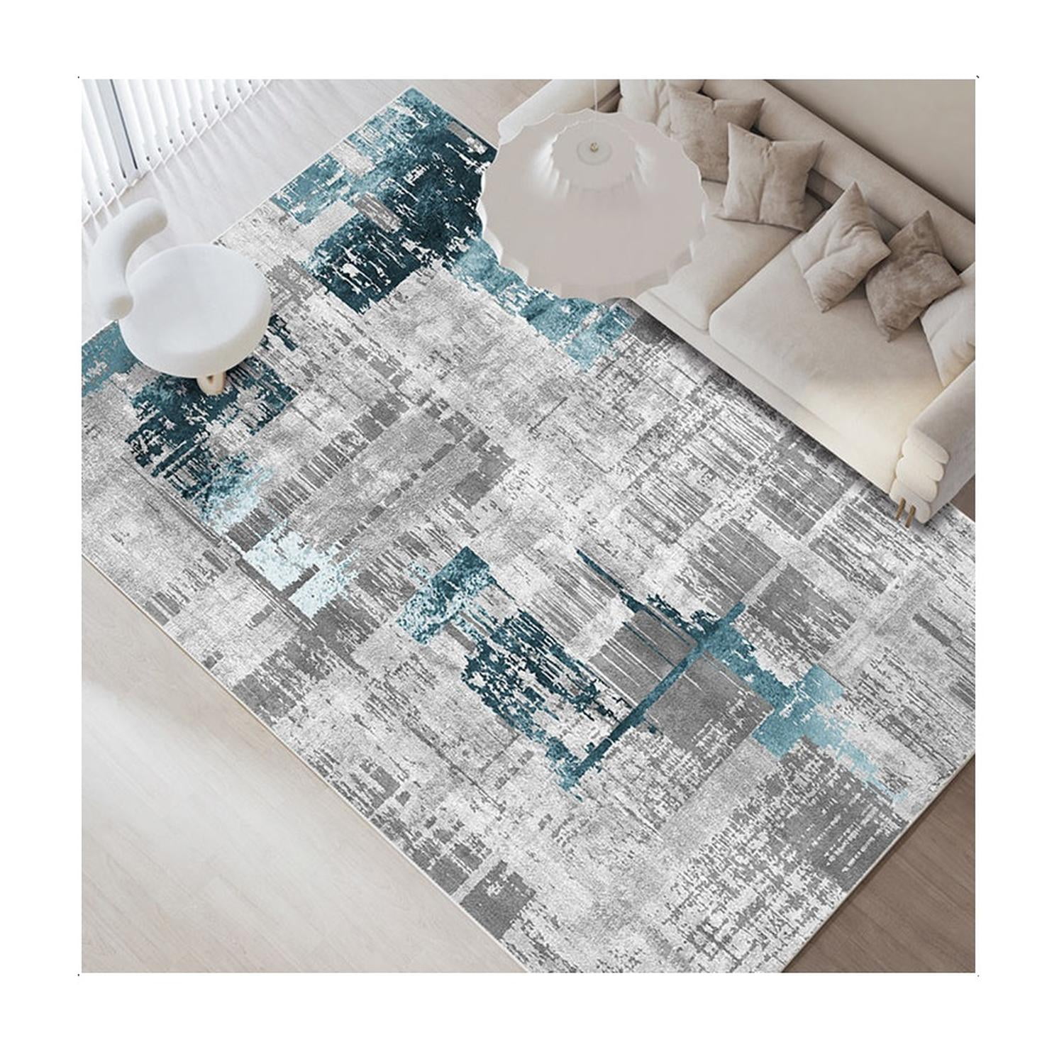 Auckland Outdoor - Alfombra Living 120x160 Cm. Venecia Tapete 3d Sala Estar Multicolor