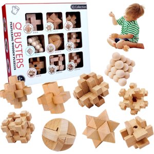 Dym - Juegos De Destreza De Madera 3D 9 Piezas