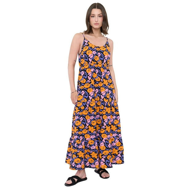 Vestido Mujer Largo Pabilo Morado Corona