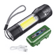 thumbnail image 3 of Mini Linterna Led De Mano Recargable Usb Gancho 525 Con Zoom, 3 of 3