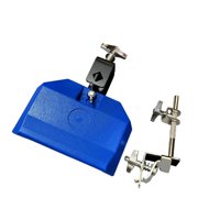 Bothyi - Campana De Vaca De Tono Alto Con Percusión De Abrazadera De Soporte Para Fiesta Azul