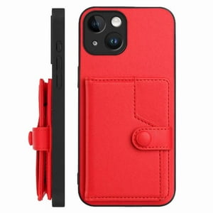 Foxdock Funda Para Iphone 13 Con Bloqueo Rfid - Diseño Elegante Con Cierre De Botón