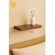 thumbnail image 2 of 2 Repisa Flotante Dormitorio Baño Estantes Pared Mdf 40x15cm marron, 2 of 10