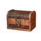 thumbnail image 2 of Caja De Baratijas Con Bisagras, Cofre Del Tesoro, Caja De Pendientes, Joyero De Madera, Organizador Amarillo, 2 of 5