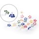 thumbnail image 2 of Cuentas de Vidrio Flor Daisy 200 pcs Multicolor con Tarro, 2 of 3