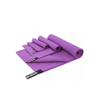 Genérico - Toalla Baño Viaje De Microfibra De Secado Rápido, 3 Pcs Violeta