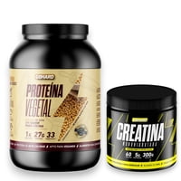 Gohard - Proteína Vegetal Sin Sabor 1Kg Pack Creatina Monohidratada 300Gr