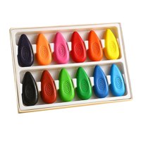 Magideal - Niños Crayones Marcador Lavable Niños Pequeños Bebé Para Regalo Cumpleaños Libro Para Colorear 12 Colores