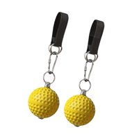 Magideal - Ejercicio De Agarre Con Pelota De Agarre Para Dominadas, Entrenamiento De Agarre Con Pelota De Agarre, Equipo Para Muñecas, Brazos, Hombros, Músculos, 2 Piezas De 9 Cm