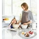 thumbnail image 3 of Set 2 Bandeja Espejo Plateada Decorativa Organizador Jhn, 3 of 3