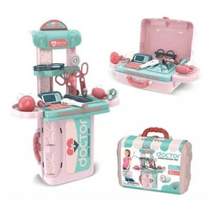 Citohome - Maletín De Juguete Little Doctor 3 En 1 Rosa Para Niños