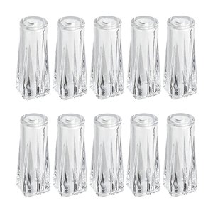 Bothyi - 10 Borlas De Plástico Transparente Con Cordón Para Amuletos De Persianas Para Persianas