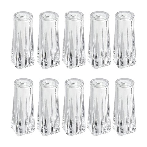 Bothyi - 10 Borlas De Plástico Transparente Con Cordón Para Amuletos De Persianas Para Persianas