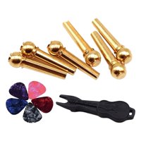 Bothyi - Clavijas De Guitarra Acústica, Pasadores De Puente Para Guitarra Acústica Con Herramienta De Extracción