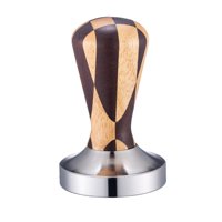 Magideal - Espresso Tamper De Vintage En Polvo Martillo Base De Material Acero Inoxidable Para Molinillo De Barista Herramientas 58 Mm