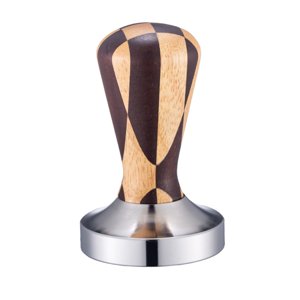 Magideal - Espresso Tamper De Vintage En Polvo Martillo Base De Material Acero Inoxidable Para Molinillo De Barista Herramientas 58 Mm