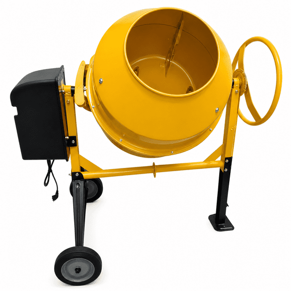 Betonera Booniga Bn200l 200l Motor 900w Amarilla Para Construcción