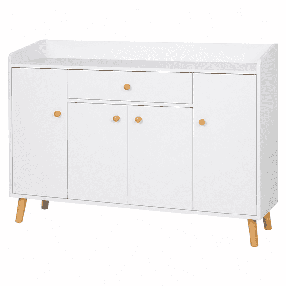 Mueble Organizador de Zapatos con Cajón y 4 Puertas