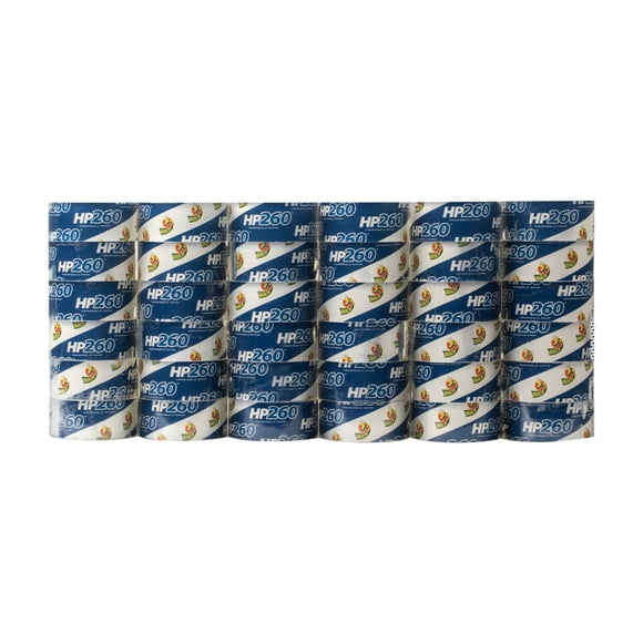 Cinta de embalaje Duck HP260 de alto rendimiento, 36 rollos, 1,88 cm x 55 m