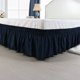 thumbnail image 1 of suxuMhao Faldas para Cama - Volante Antipolvo de 15in de Caída, Falda para Cama con Volantes de Poliéster-algodón Suave, Falda para Cama de Fácil Instalación para Dormitorio, Volante Antipolvo, 1 of 4