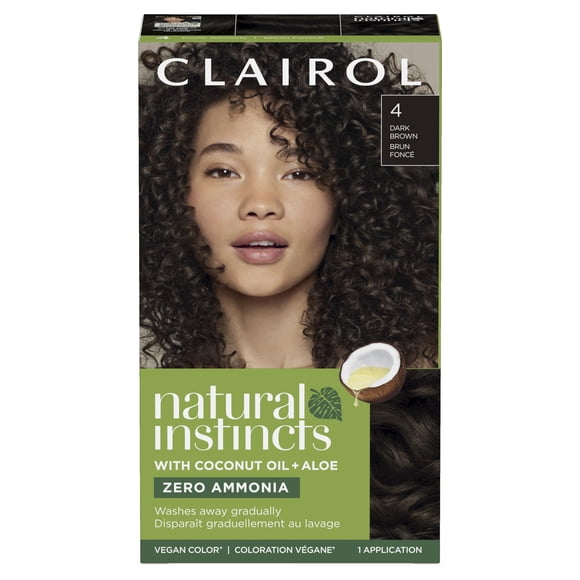 Tinte para el cabello Clairol Natural Instincts semipermanente Castaño oscuro