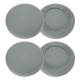 thumbnail image 1 of Uxcell 4 Paquete Fundas para Taburetes Redondas 16-20" Lavables a Prueba de Polvo con Elástico Fluorescente Plata Gris, 1 of 7