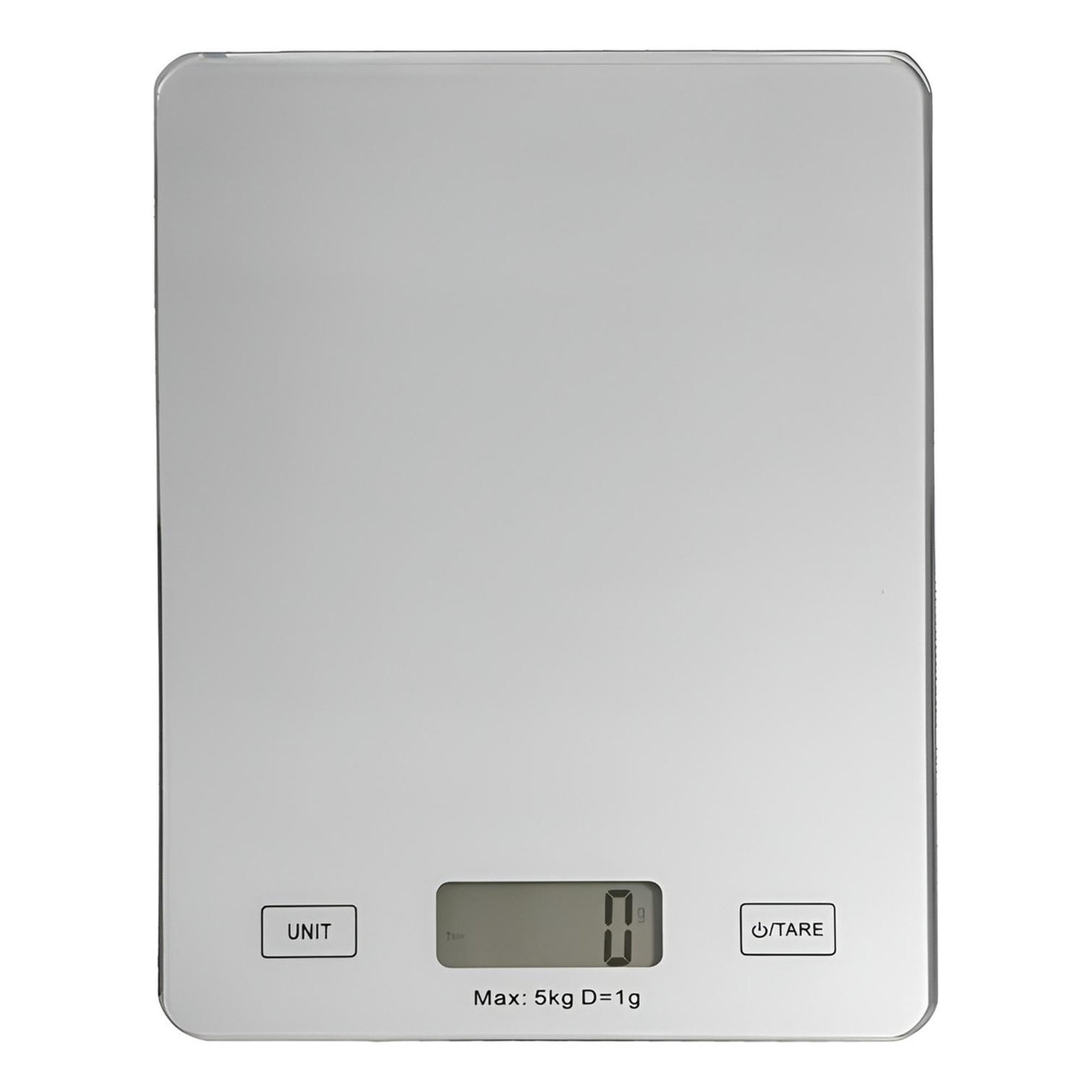 Pasteleriuscl - [plat-173623] Gramera Digital Pesa Gramera Cocina Pesa Alimentos 5kg/0.01g Plateado 5 Kg