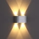 thumbnail image 2 of Aplique de pared LED moderno, lámpara de pared para interiores, iluminación de pared de arriba a abajo de aluminio para salón, dormitorio, escalera, pasillo., 2 of 6
