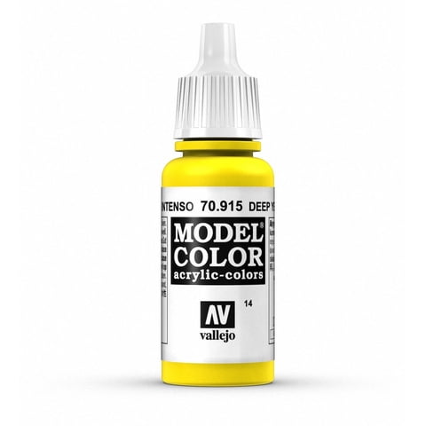 Pintura Acrílica Vallejo Model Color Deep Yellow