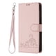 thumbnail image 2 of Funda tipo cartera FOXDOCK para Samsung Galaxy S21 con soporte, ranuras, RFID, diseño de gato, 2 of 5