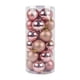thumbnail image 4 of 24 Piezas Adornos De Bolas De Navidad DIY Para Graduación Árbol De Navidad Exterior Oro Rosa, 4 of 5