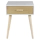 thumbnail image 3 of SET 2 VELADORES DORMITORIO DOVER 1 CAJON BLANCO MADERA, 3 of 3