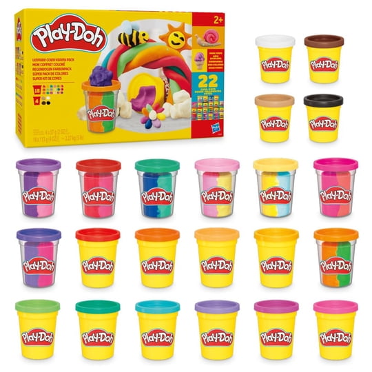 Play-doh - Compuesto Para Modelar Paquete De 22 Unidades La Mejor Variedad De Colores