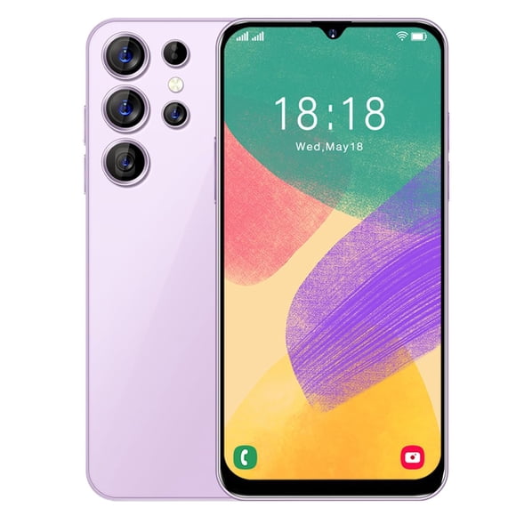 Smartphone TalkCeLL desbloqueado de 6.5 pulgadas, pantalla Incell HD, 2 GB + 16 GB, rosa
