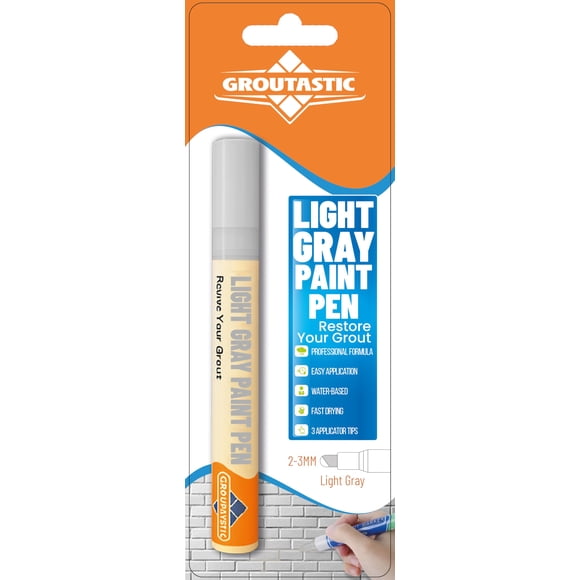 Marcador para juntas Groutastic gris claro impermeable para retoques