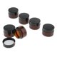 thumbnail image 1 of 6 Envases Cosméticos Recargables, Tarros De Cristal Redondos, Loción Crema Facial, 15g, 1 of 4