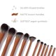 thumbnail image 2 of Set de brochas de maquillaje Brush Bubble 11 piezas veganas con plata, 2 of 7