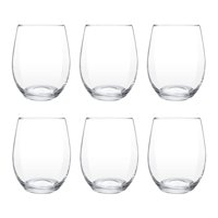 Importclick - Set 6 Vasos Vidrio Valencia 375 Ml