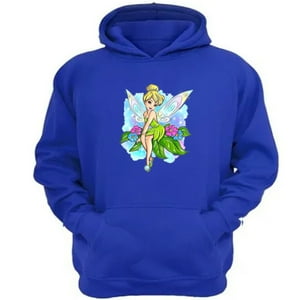 Genérico - Polerón Canguro Campanita Azul Talla M Unisex